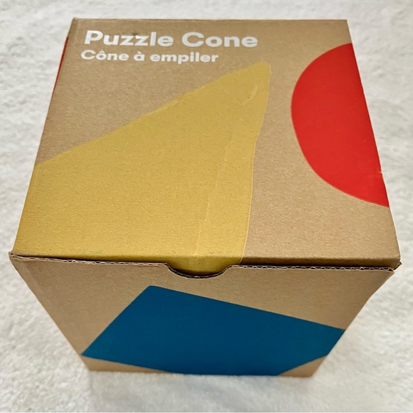 Monti Kids New in Box Wooden Montessori Puzzle Cone - Picture 2 of 7